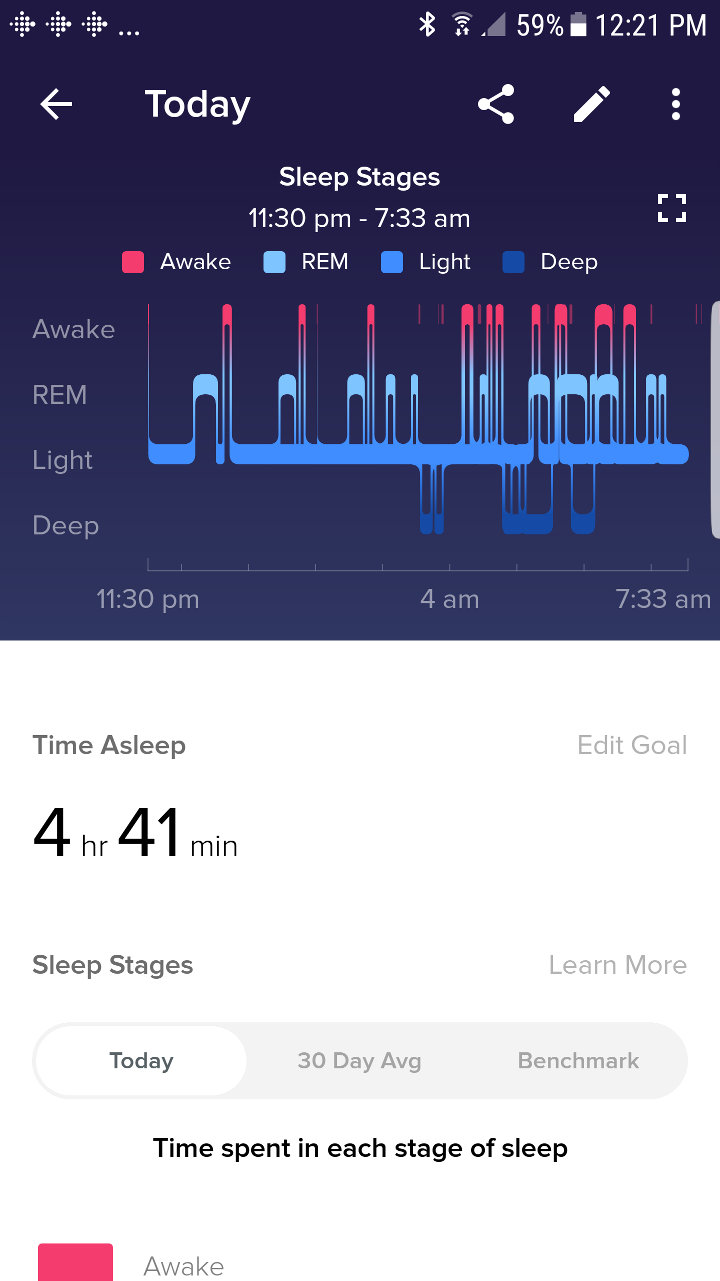 charge 2 not tracking sleep