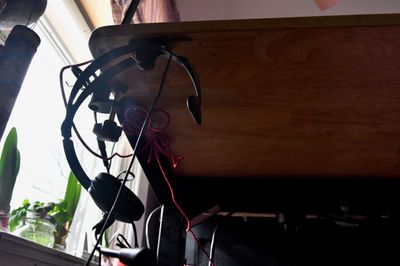 Hook added for headset