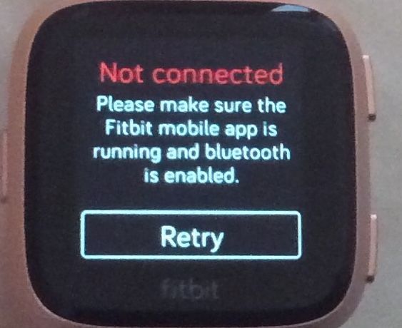 Fitbit not discount connected to phone