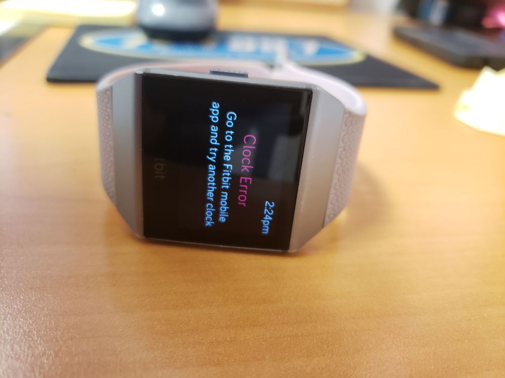 As I scrolled up on the homescreen, my watch read "clock error" again. I had to restart it to get my watch to work. This is the 3rd time today.