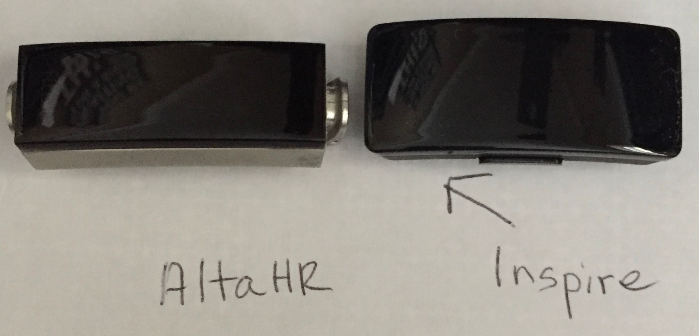 difference between fitbit alta and inspire