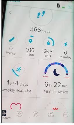 Fitbit split online times