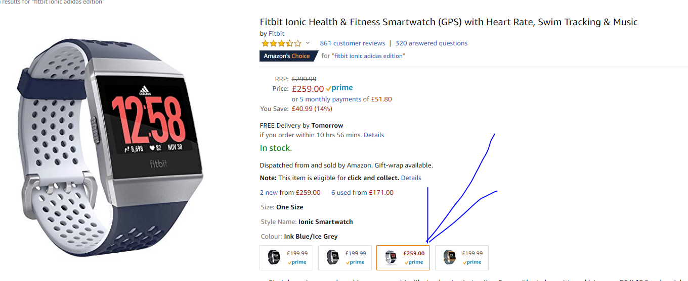 Where is Adidas edition sold in UK Fitbit Community