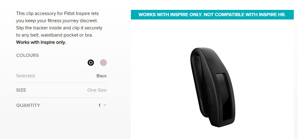 discreet clip fitbit