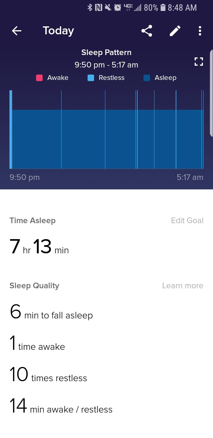 fitbit inspire hr not tracking sleep