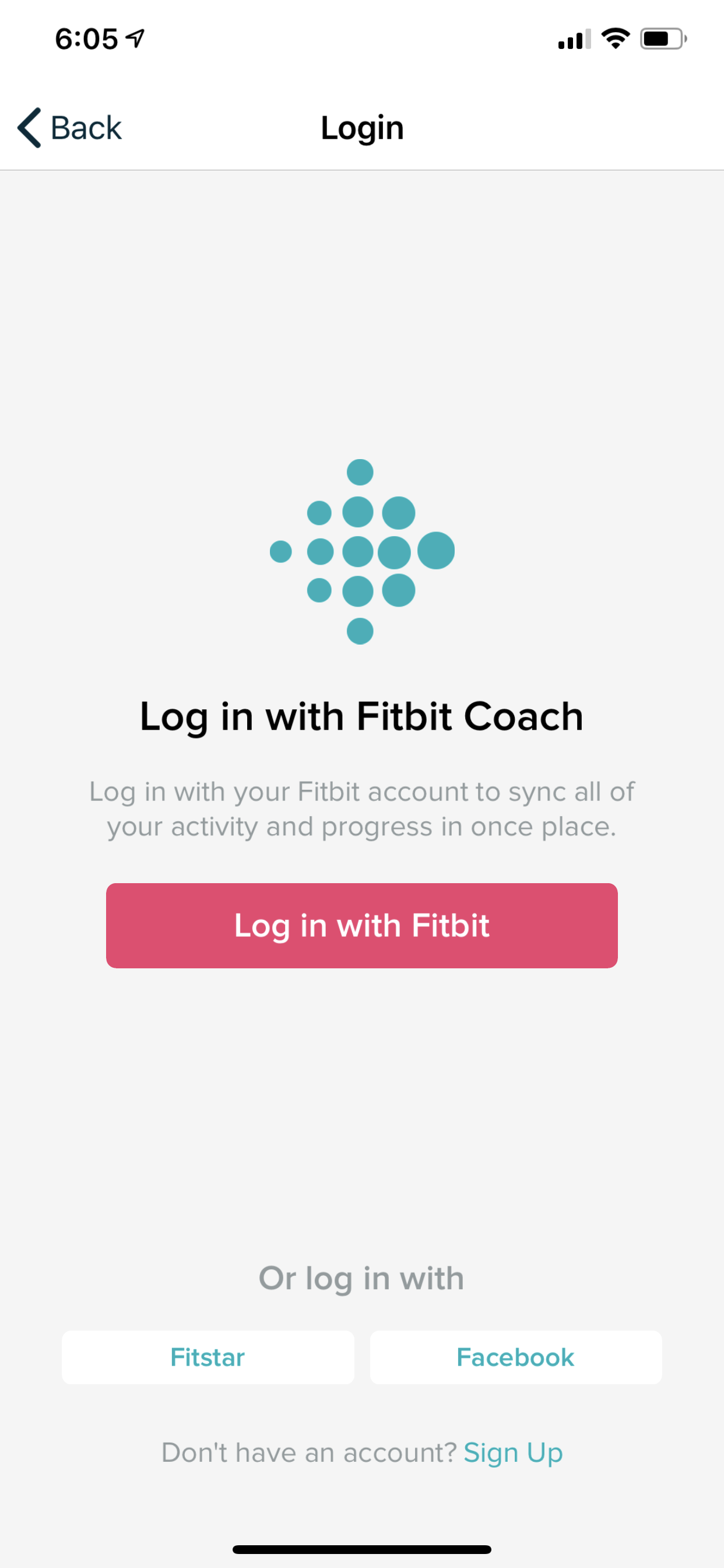 fitbit login