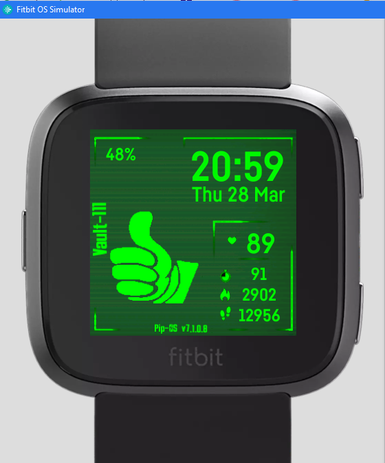 Fallout watch hotsell face wear os