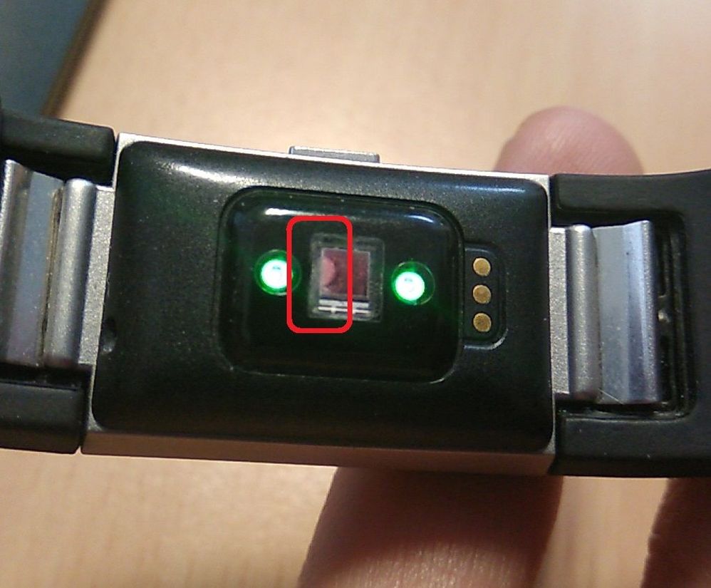Charge 2 hr sensor damaged - Fitbit 