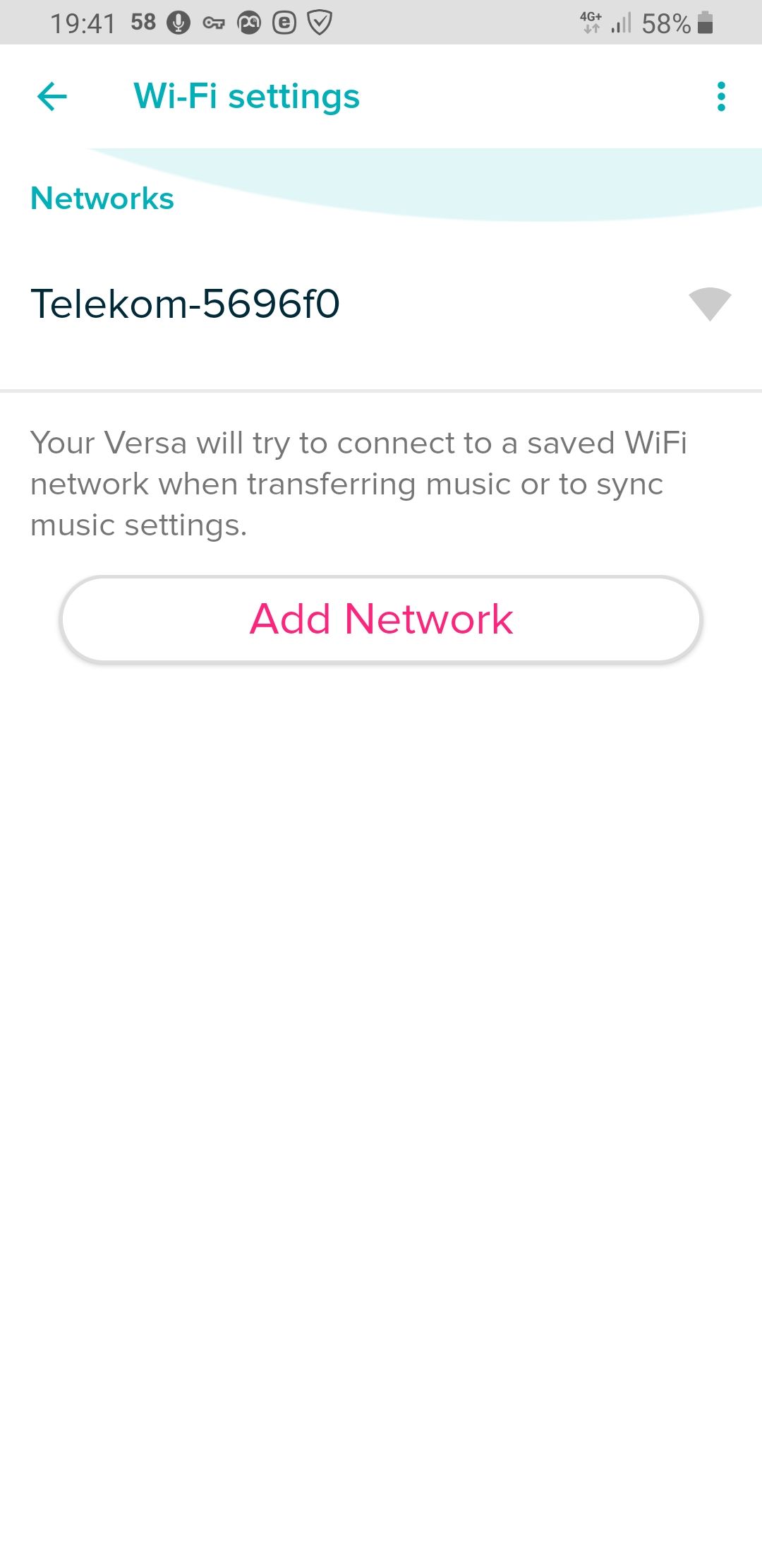how to change wifi on fitbit versa