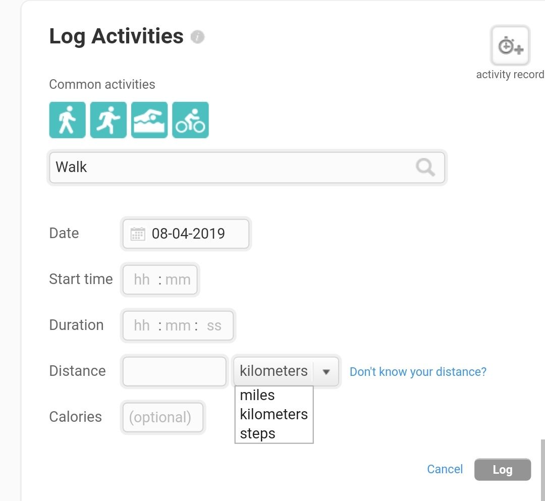 log into fitbit account