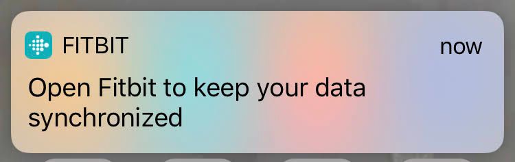 Allow fitbit to best sale run in background iphone