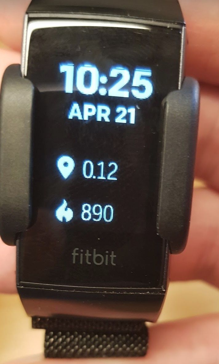 fitbit charge 3 battery empty