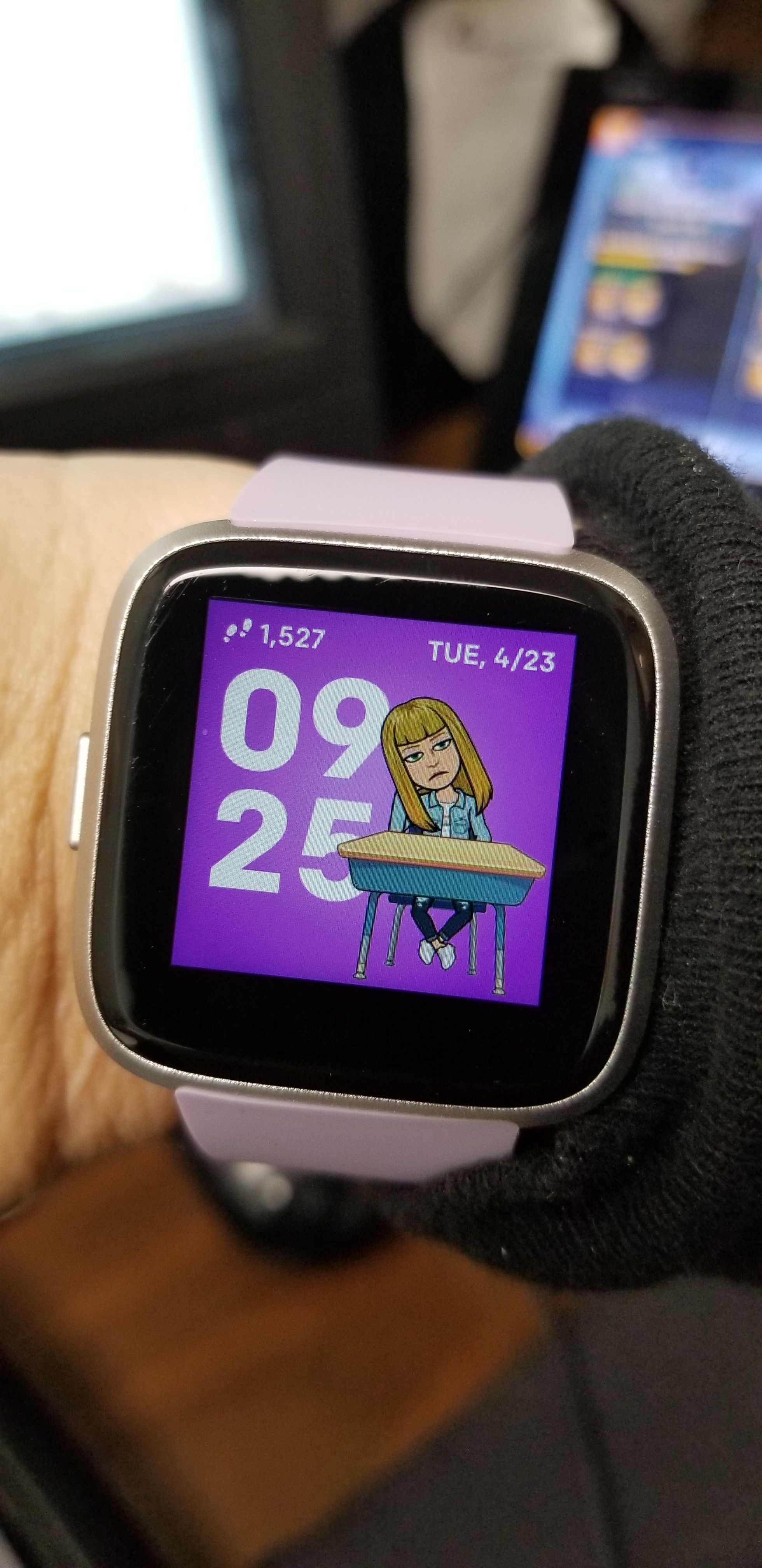 fitbit versa 2 snapchat