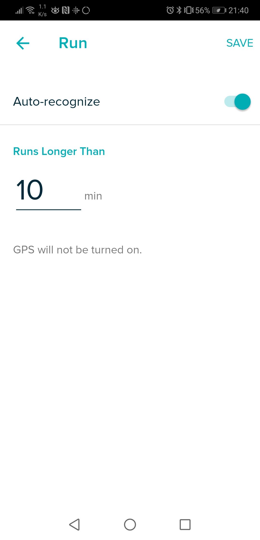 Fitbit gps is discount running