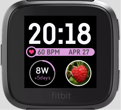 Best free fitbit versa clock faces hot sale