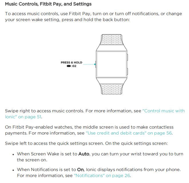 Fitbit ionic display not working hot sale