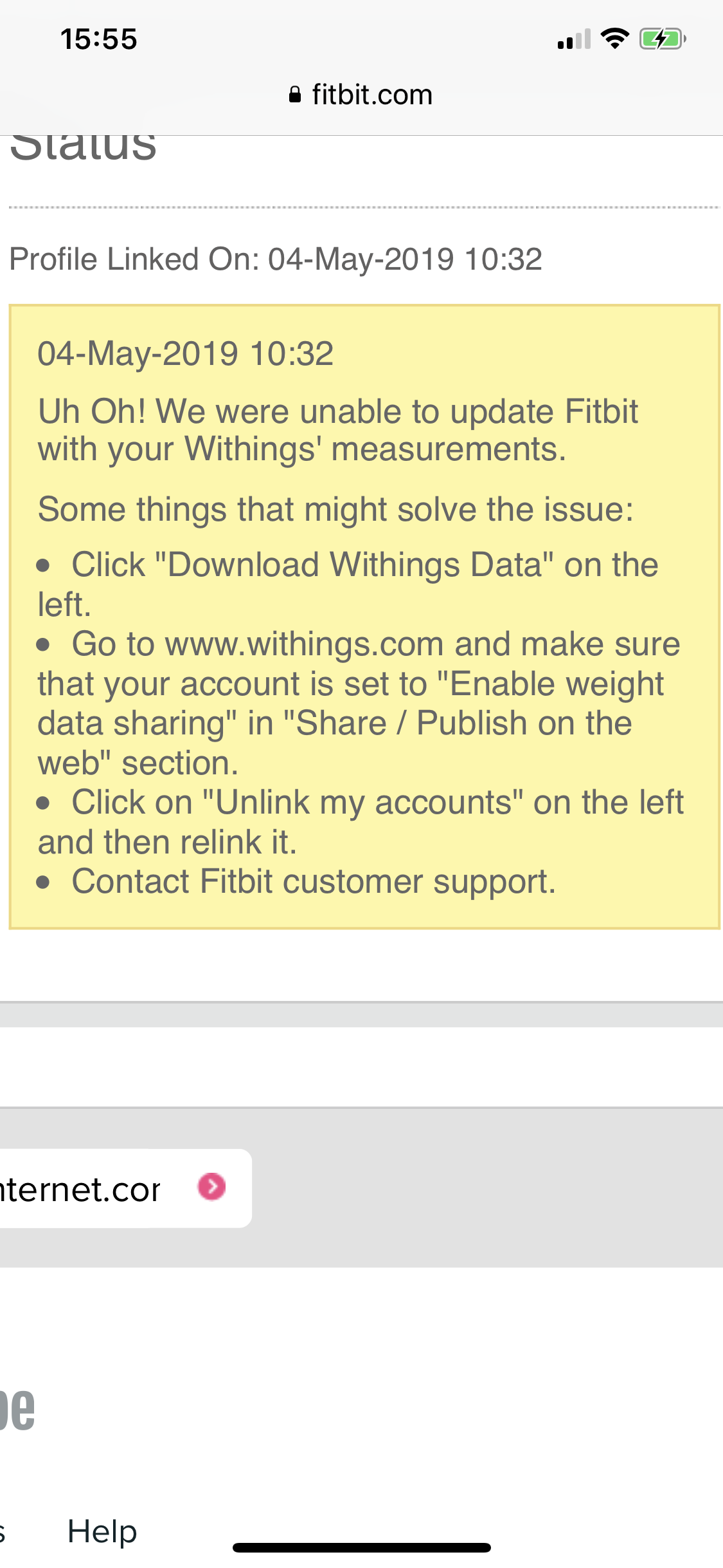 withings body cardio fitbit