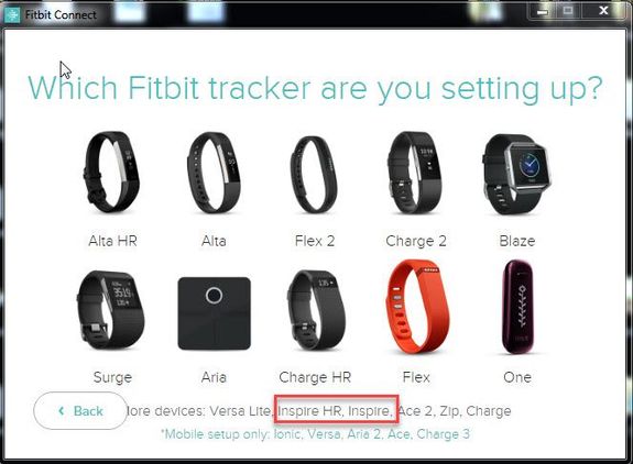 set up fitbit inspire hr on computer