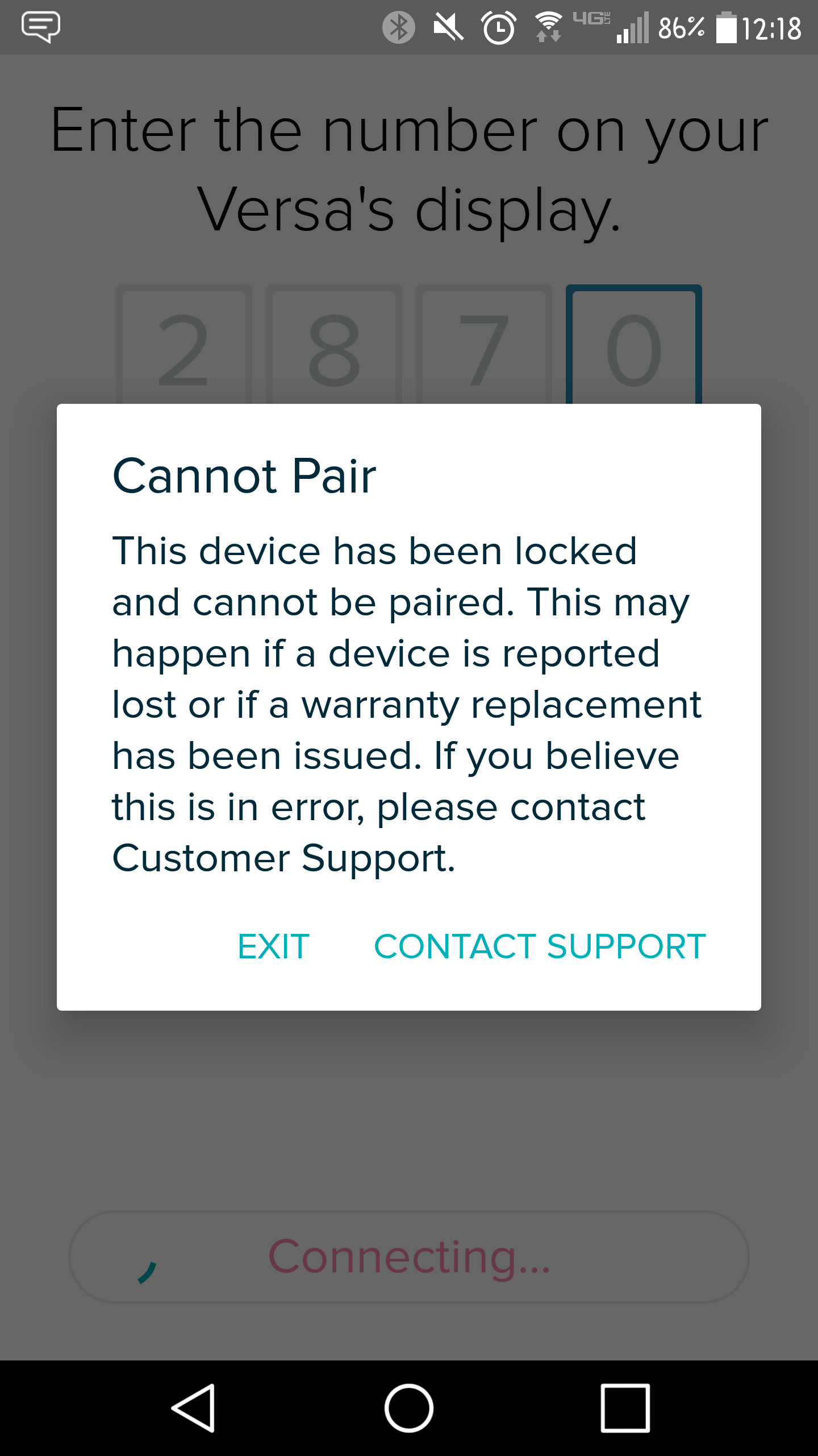 Fitbit cannot pair new arrivals