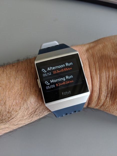 strava fitbit ionic