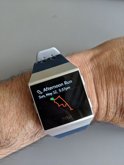 fitbit ionic and strava
