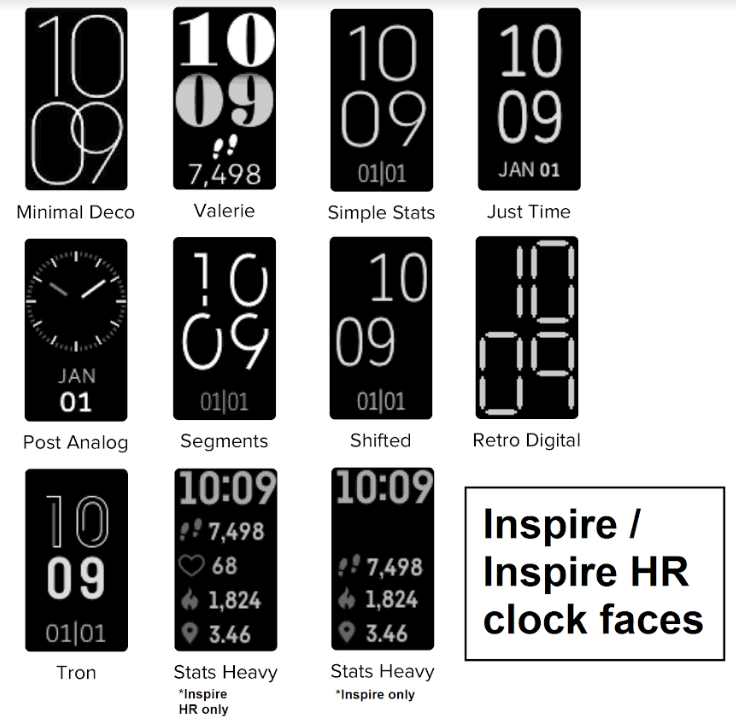 inspire hr display