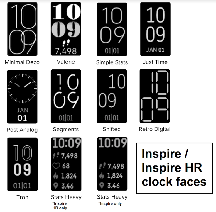 Fitbit Inspire Hr Clock Face Options 2024 mush.mans.edu.eg