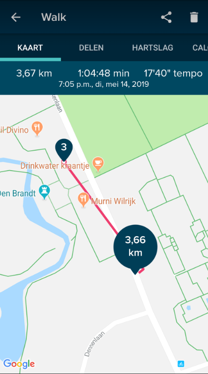 fitbit connected gps is running