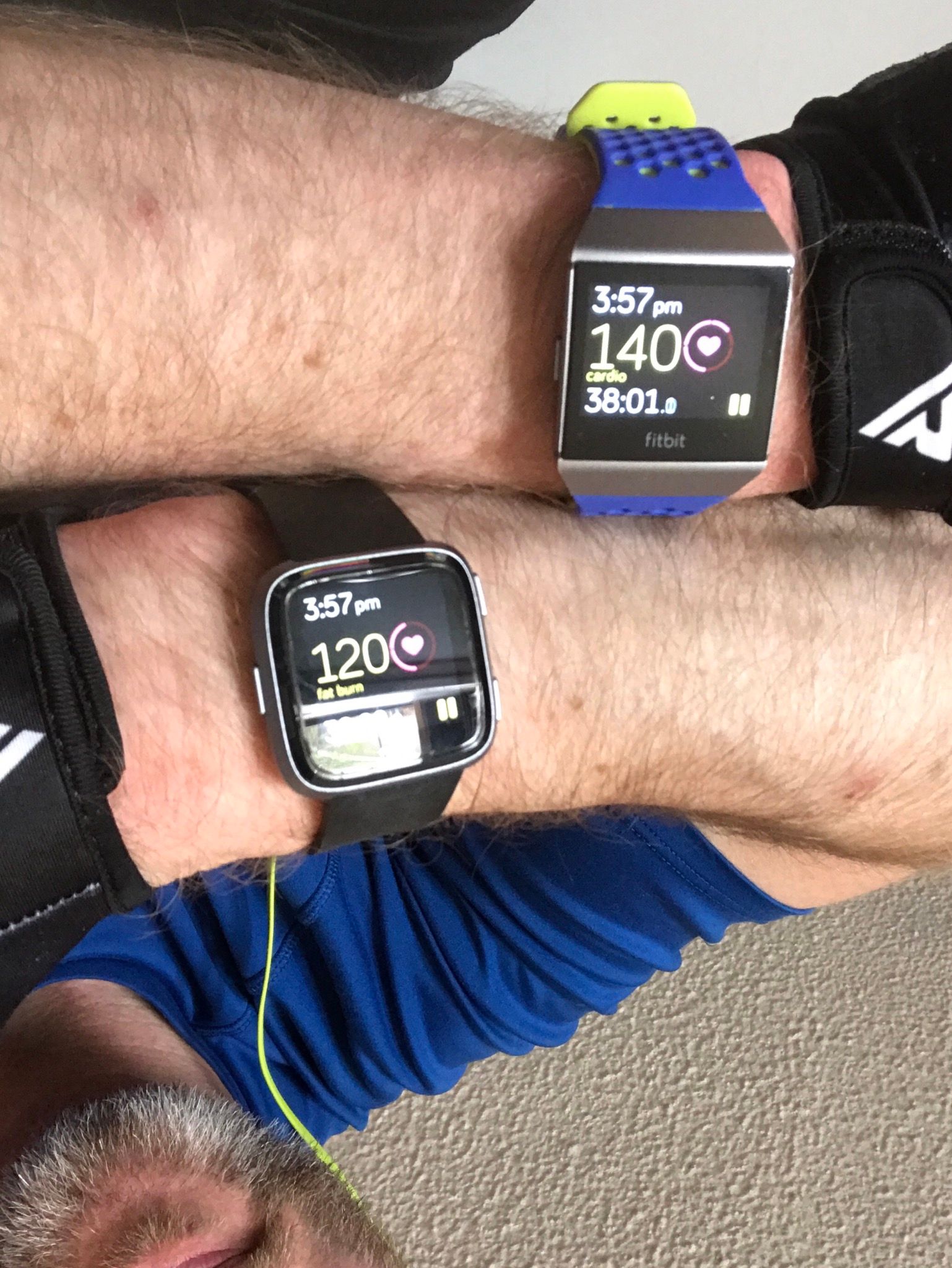 fitbit versa lite heart rate too high