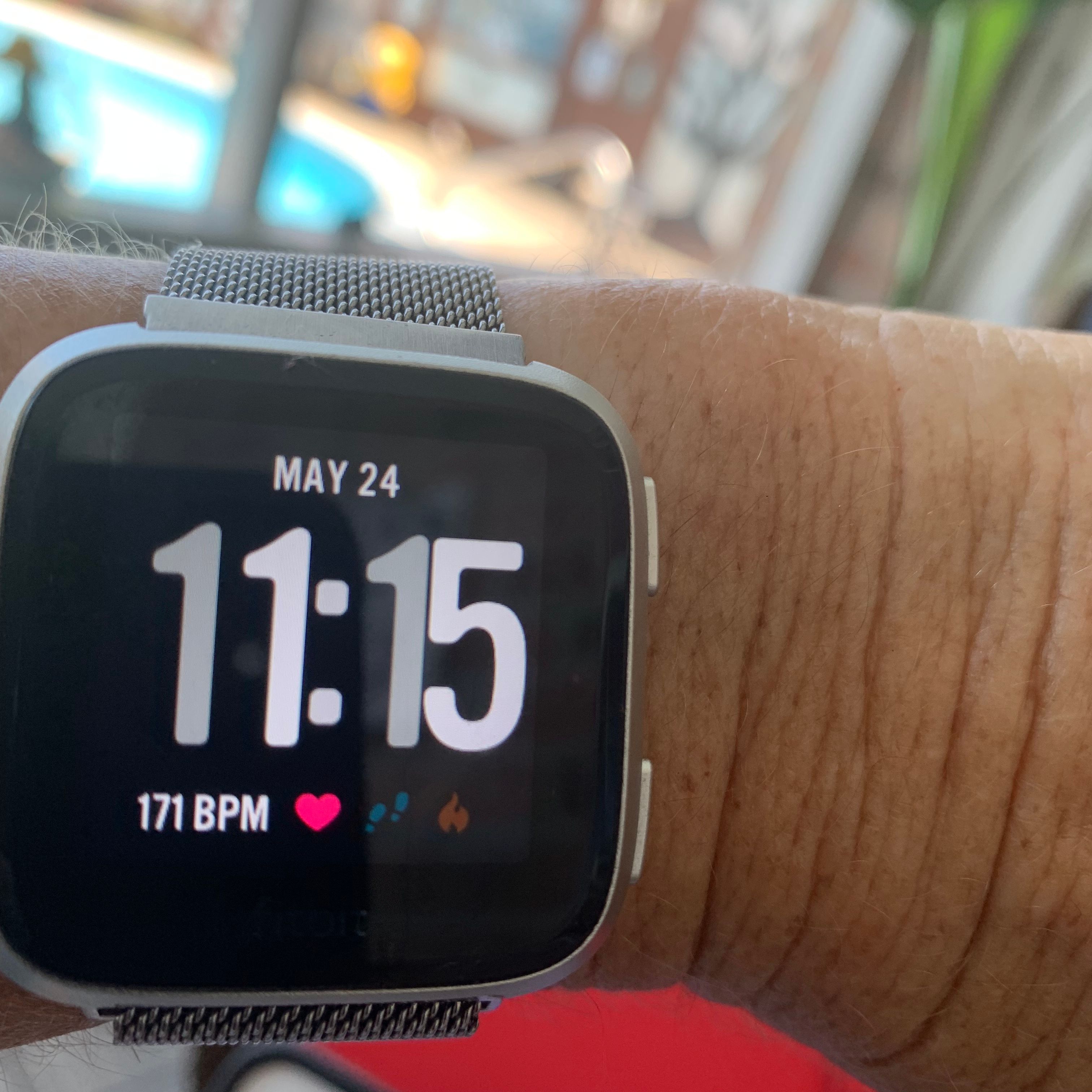 fitbit not showing heart rate
