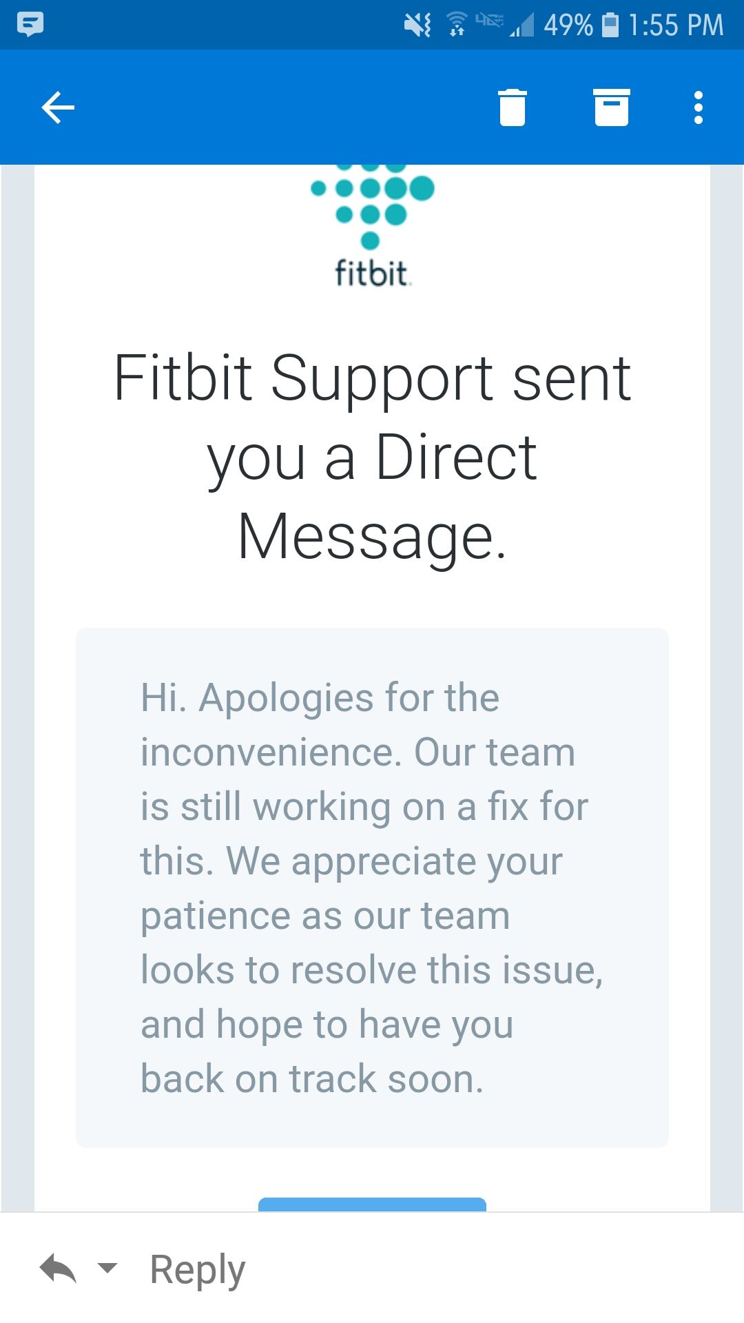 fitbit logging too many steps