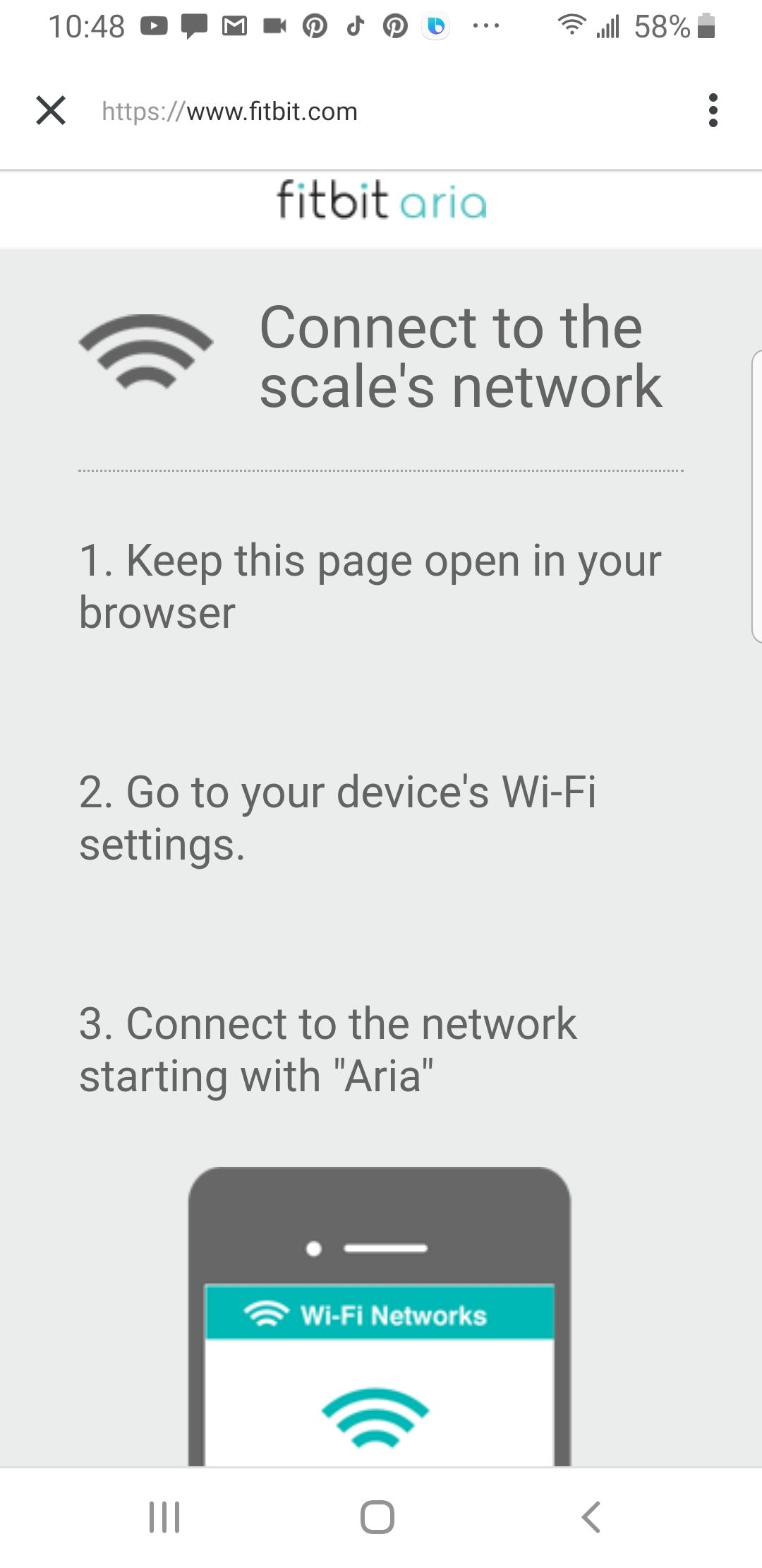 How To Connect the Fitbit Aria Scale to Your Wi-Fi Network