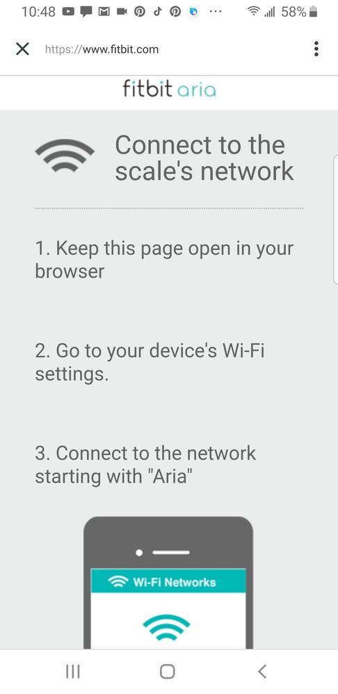 Aria 2 setup difficulties and workaround Solution - Fitbit Community