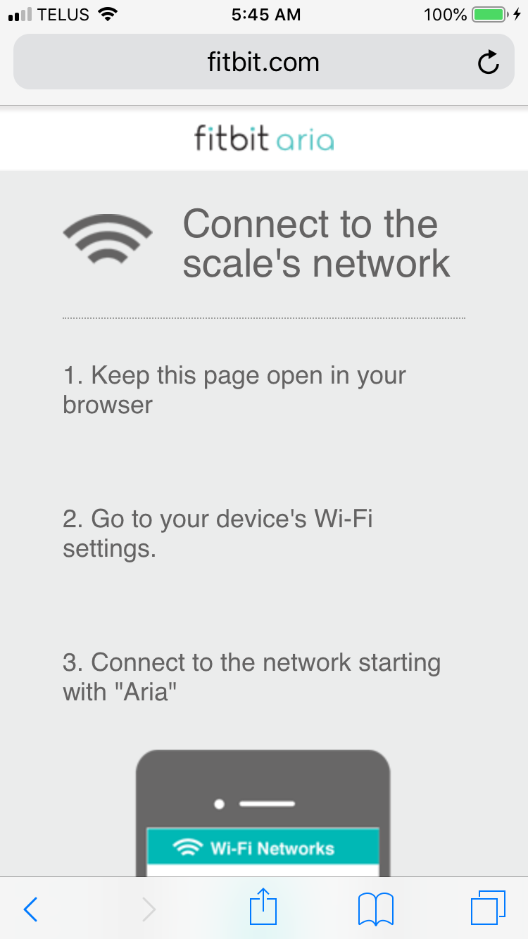 How To Connect the Fitbit Aria Scale to Your Wi-Fi Network