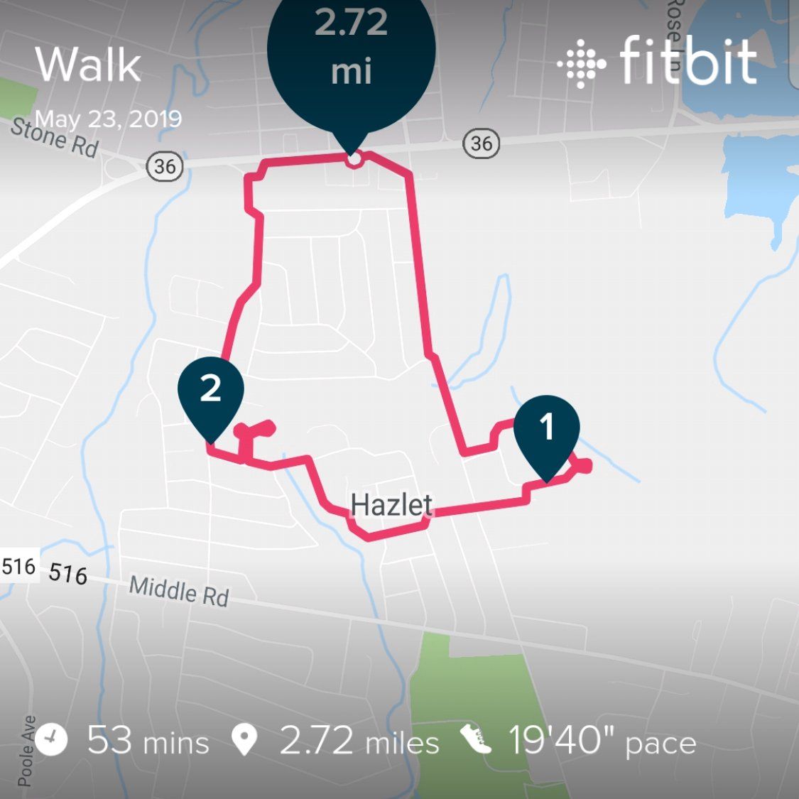 Fitbit run map on sale