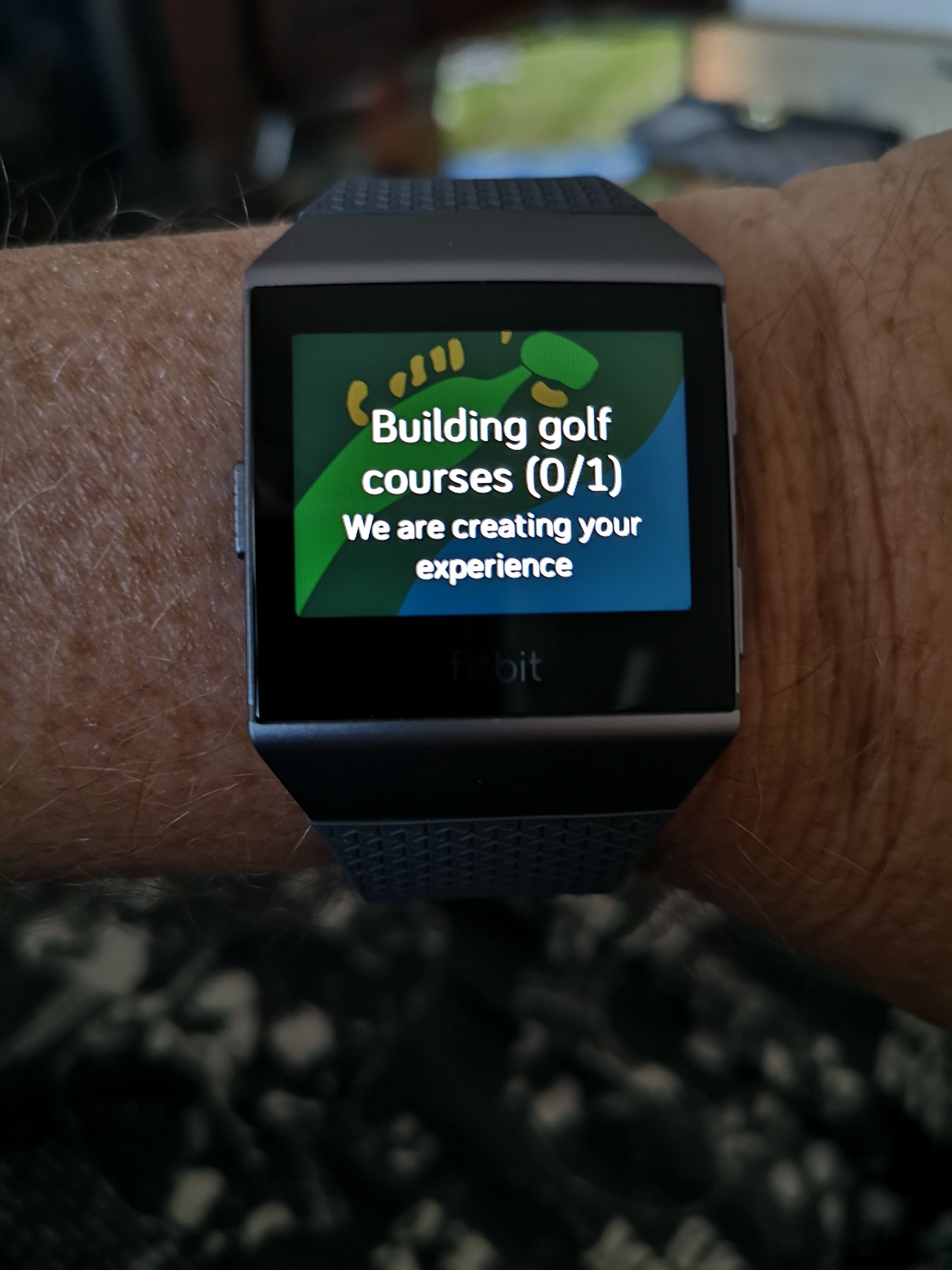 golf gps for fitbit