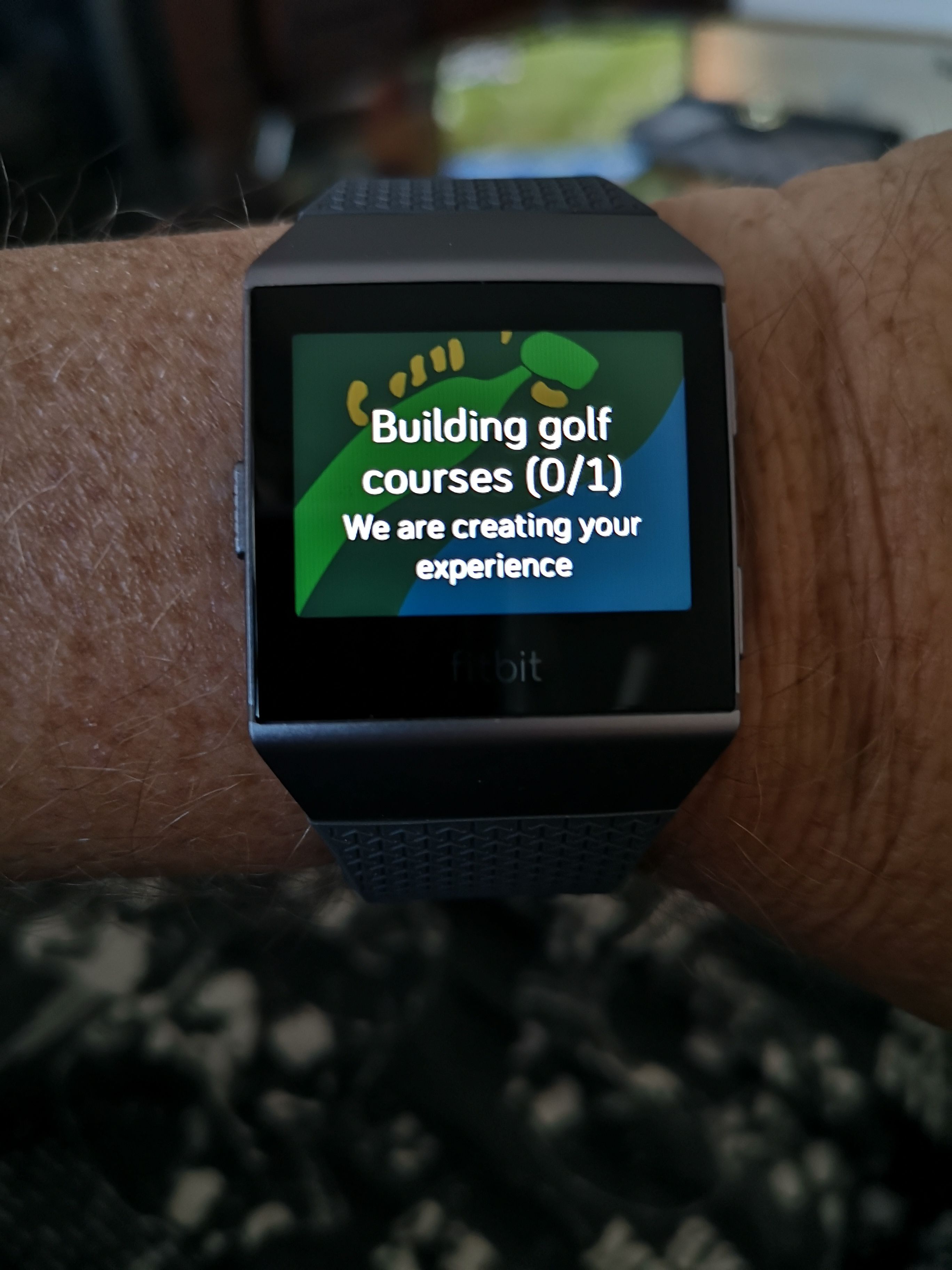 fitbit golf gps