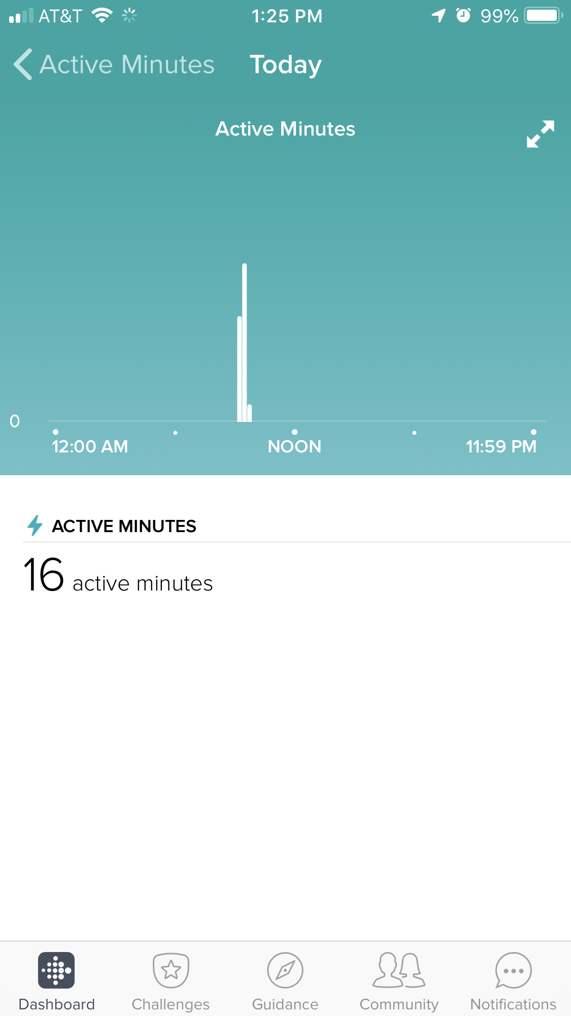 Active minutes best sale fitbit not working