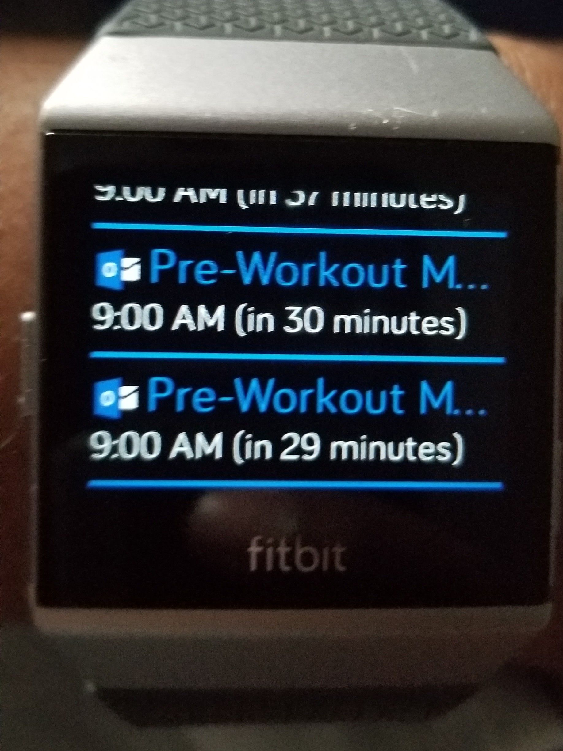 Constant Outlook Calendar Notifications Fitbit Community
