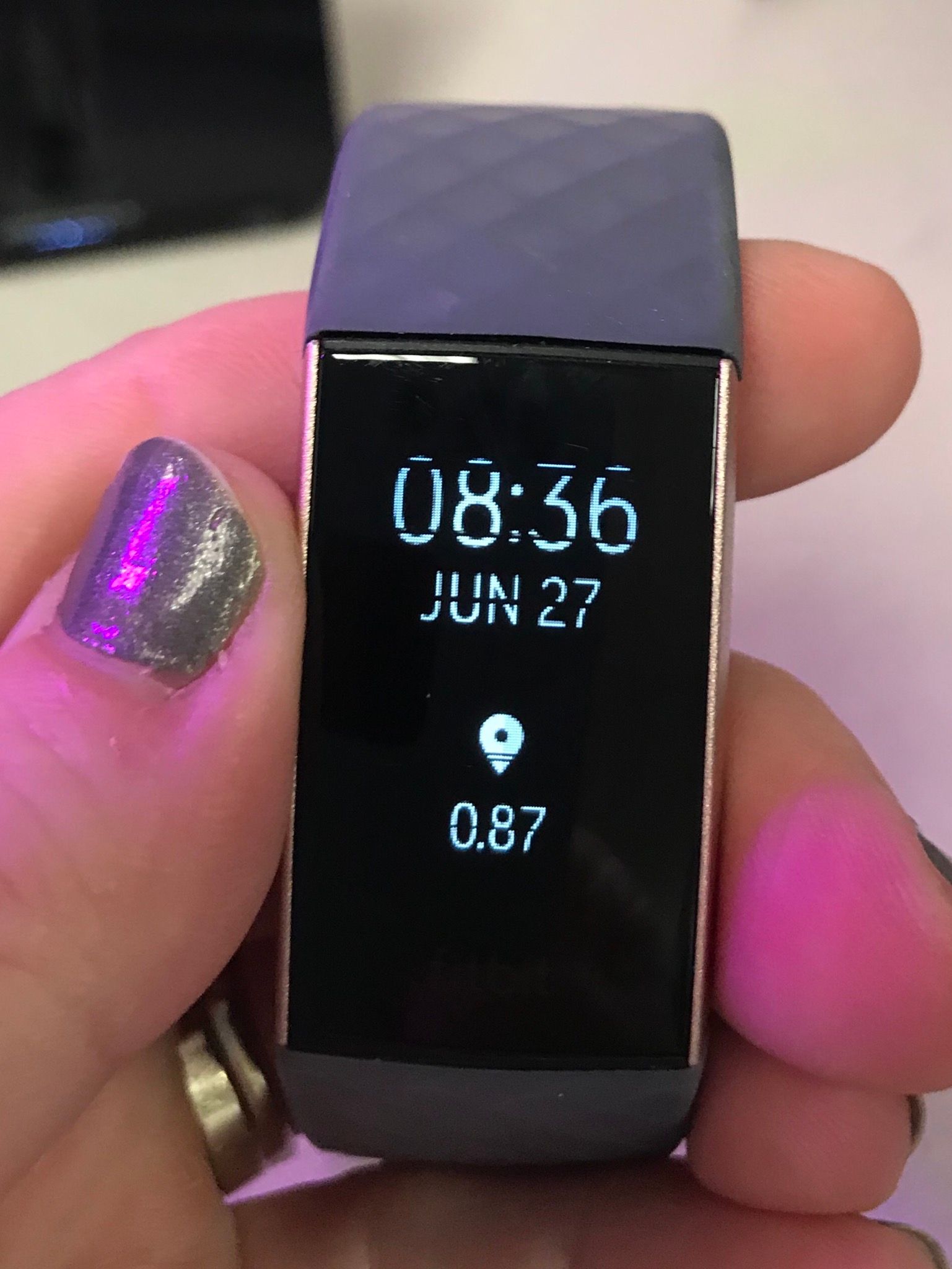 Fitbit charge 3 discount display