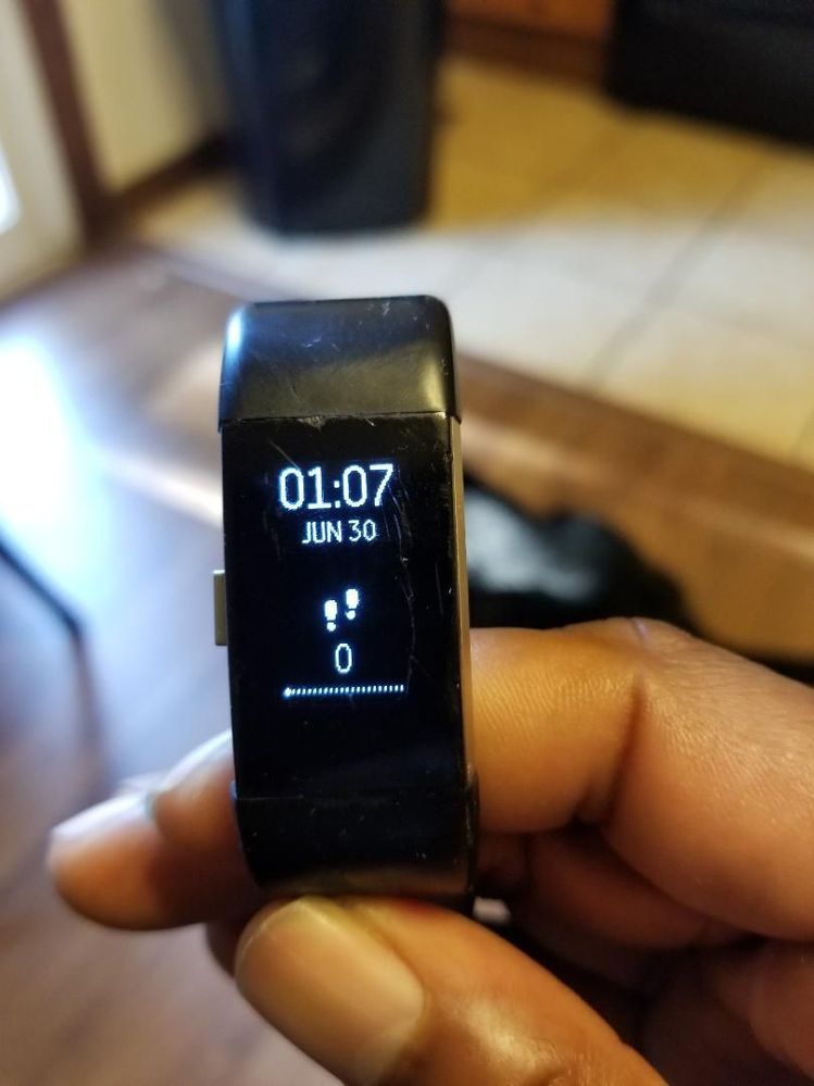 This is the device after 2 hours of charging and restarting.