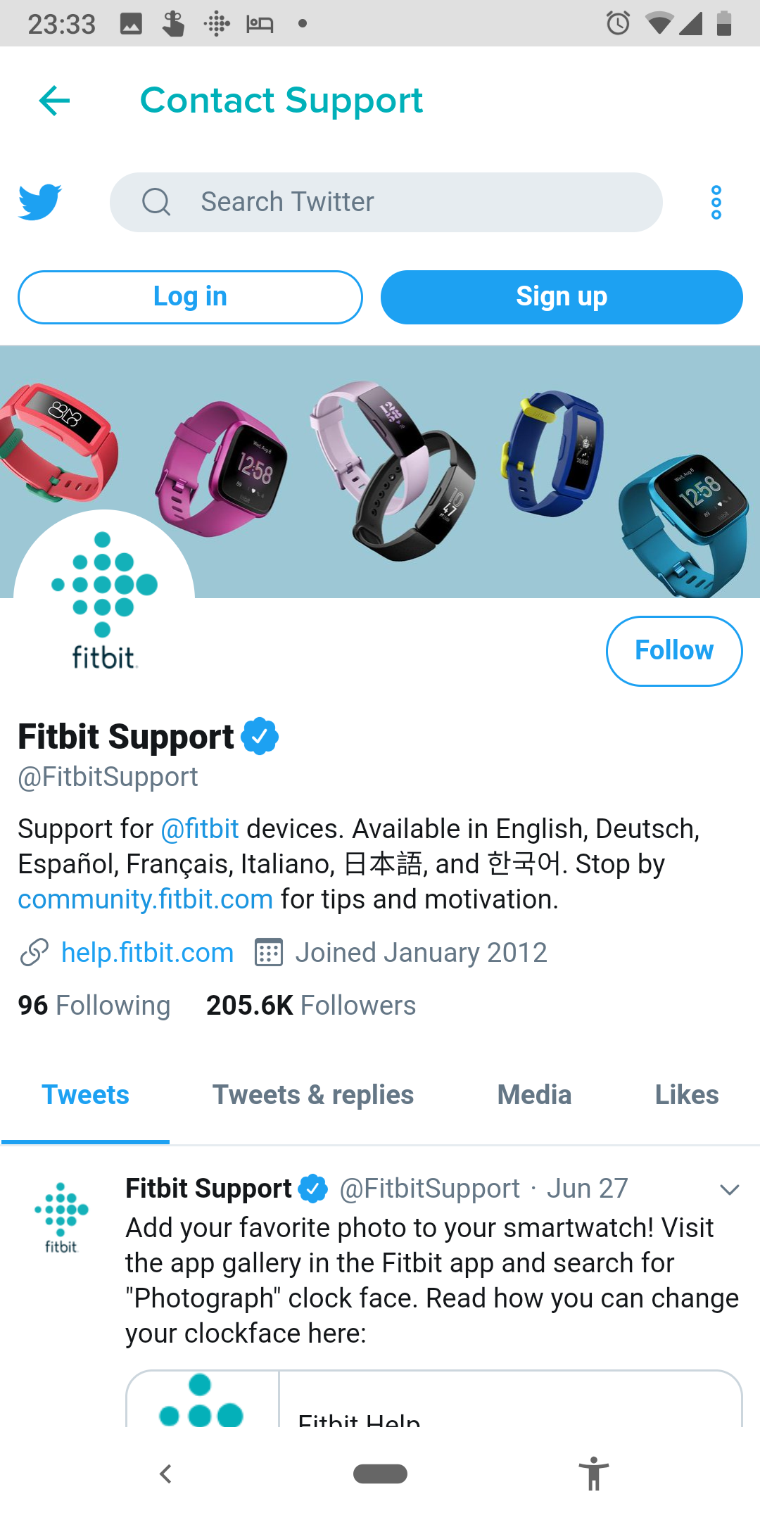 help fitbit app