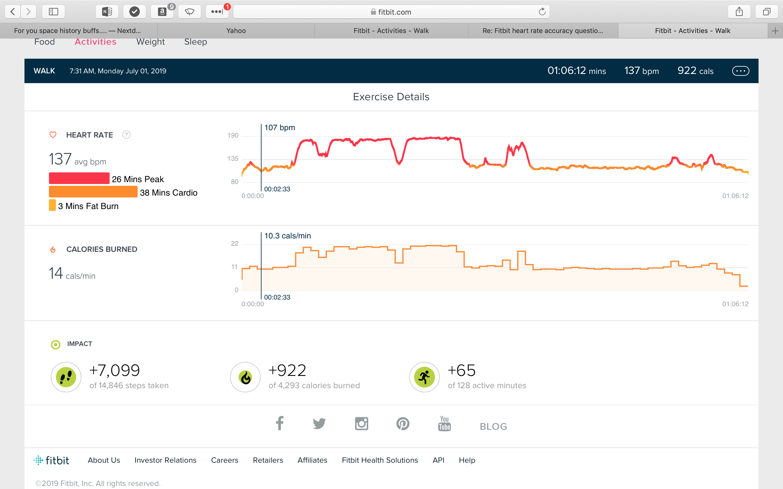 fitbit heart rate variability
