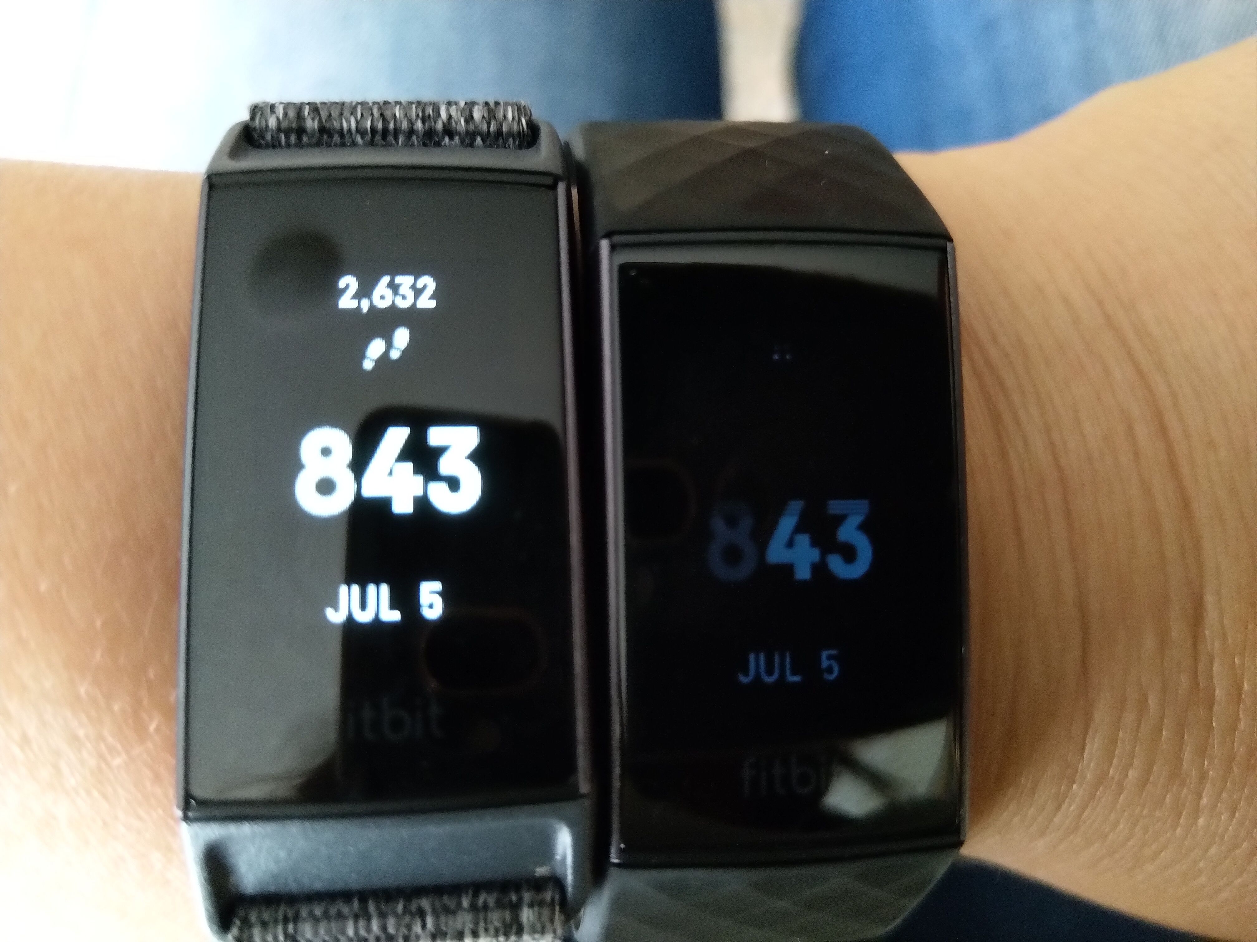 fitbit charge 3 screen malfunction