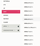 No Xperia M listed on German website