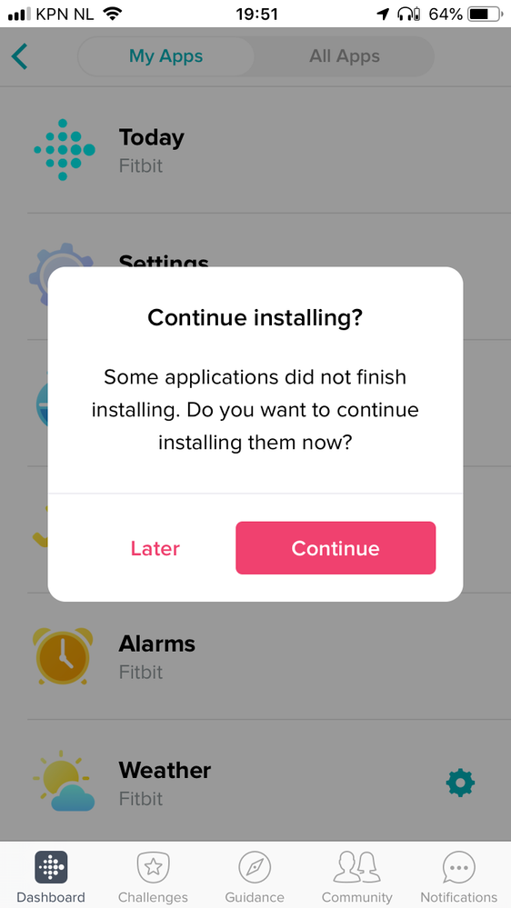 install fitbit versa app