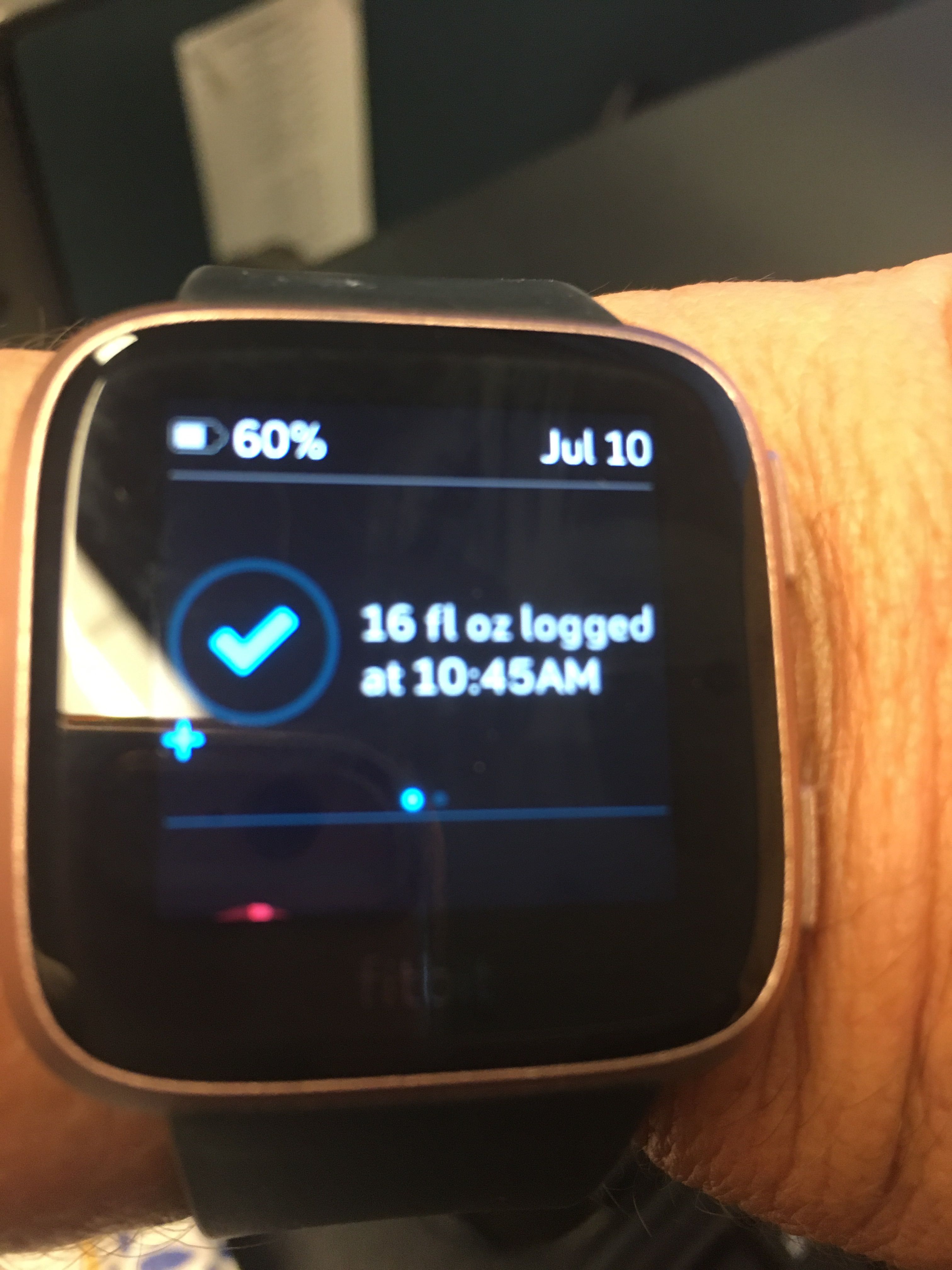 pige stå sammen Solved: Water logged on device doesn't show in Fitbit app ... - Fitbit  Community
