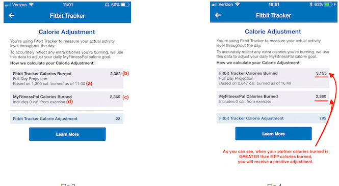 Fitbit calorie online tracking