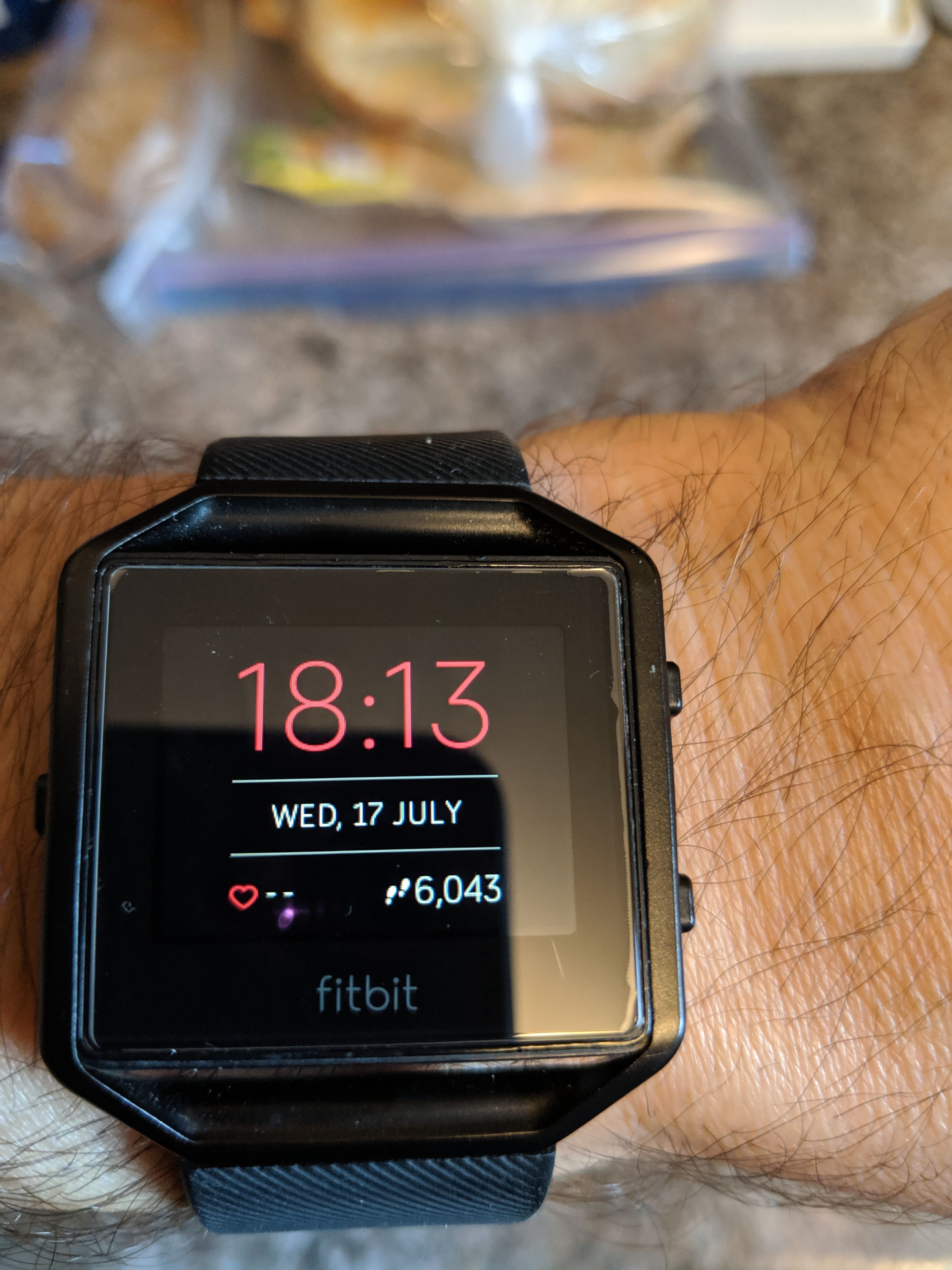 fitbit blaze heart rate monitor