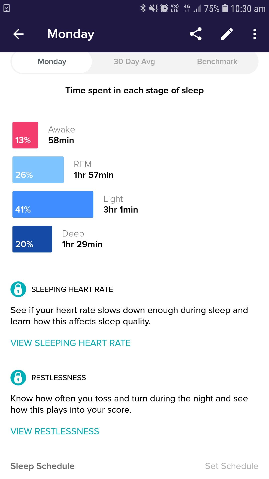 fitbit premium sleep tracking